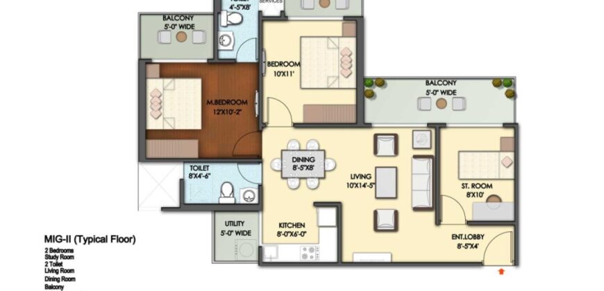 2 BEDROOM APARTMENT FOR RENT
